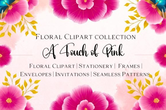 A Touch of Pink Floral Clipart: Inspiration & Uses