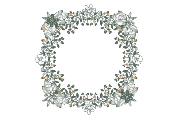Decorative Floral Frame with Flowers and Leaves: Evaluating Botanical Border Designs for Your Projects
