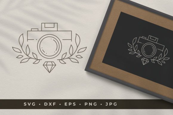 Floral Camera Line Art Design: A Practical Guide to Digital Cut Files and Printable Assets