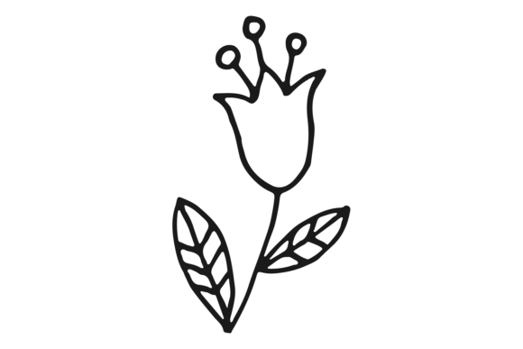 Flower Doodle. Floral Ornament Element I: A Hand-Drawn Secret for Warmer, More Personal Design