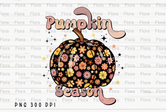 Retro Pumpkin Season Floral Boho PNG: A Pragmatic Look at This Digital Design Asset