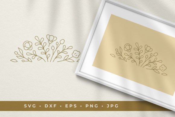 Unlocking Creative Potential with Floral Line Art Design Elements and Digital Cut Files