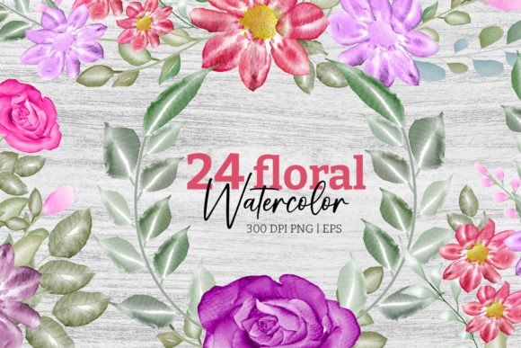 Watercolor Peony Floral Clipart Graphic: A Versatile Design Resource for Today's Creators